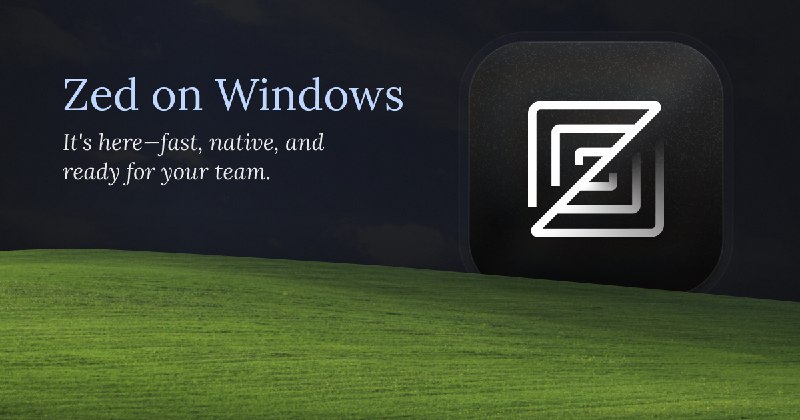 Zed on Windows