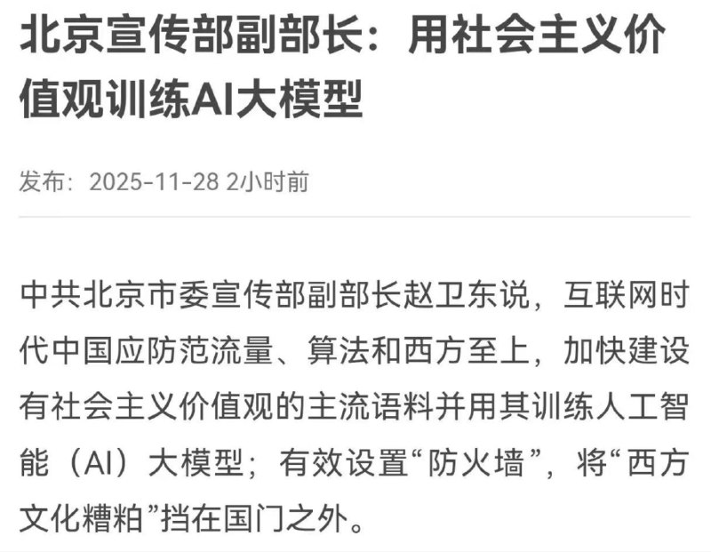 有中国特色的社会主义大模型