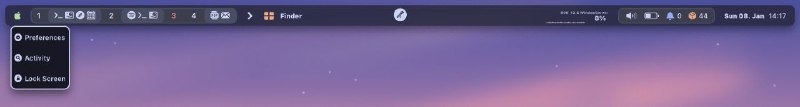 SketchyBar —— 定制的 macOS 状态栏